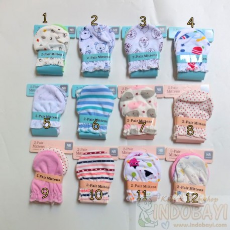 Mitten Carter isi 4pc (2pasang) idr 30rb per pack