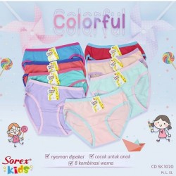 CD Sorex Kids Polos Colourfull idr 38rb per pack isi 3pc