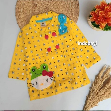 Jaket Gracie Hello Kitty Frog 1-2th idr 49rb per pc