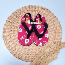 Sandal Jepit Bayi Bunga Pink idr 55rb per psg