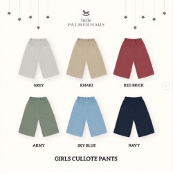 Celana Kulot Anak Cullote Pants Little Palmerhaus 1-6y idr 60rb per pc
