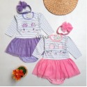 Dress Baby Lucky Premium Tutu Garis + Bando 0-9bl idr 64rb per stel