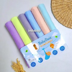 Bedong Bayi Polos Baby Owie 100*90cm idr 18k per pc, 100k per 6pc