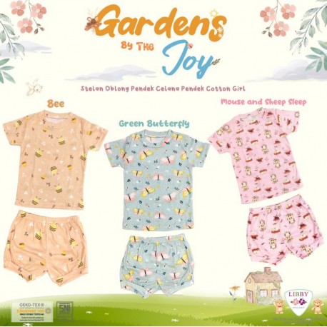 Setelan Libby Baby Oblong Tipis Pendek Panjang Garden In The Joy Girl