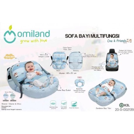 Sofa Bayi Omiland Cow and Friends Series idr 178rb per pc