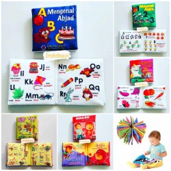 Buku Bantal Baby Softbook Buku Kain Mainan Edukasi Bayi & Anak