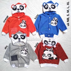Jaket Baby NN Panda uk NB, S, M, L, XL 0-4th