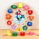 Mainan Anak Angka Jam Dinding Kayu idr 25rb per set