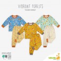 Setelan Velvet Junior Panjang KP Vibrant Forests uk S, M, L dan XL