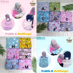Selimut Bayi Multifungsi On The Go Apron Flower idr 85rb per pc
