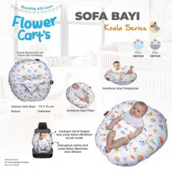 Sofa Bayi Carseat Flower Carts idr 135rb per pc