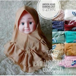 Kerudung Baby Andien idr 28rb per pc