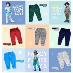 Celana Panjang Fancy Pants Boy uk S 6-18bl, M 1-2th, L 2-3th idr 35rb per pc
