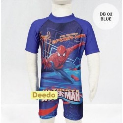 Baju Renang Baby Spiderman Blue 6-24bl idr 65rb per pc